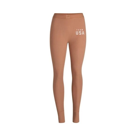 SKIMS Tops - SKIMS Soft Lounge Rib Leggings Team USA Sienna Small‎